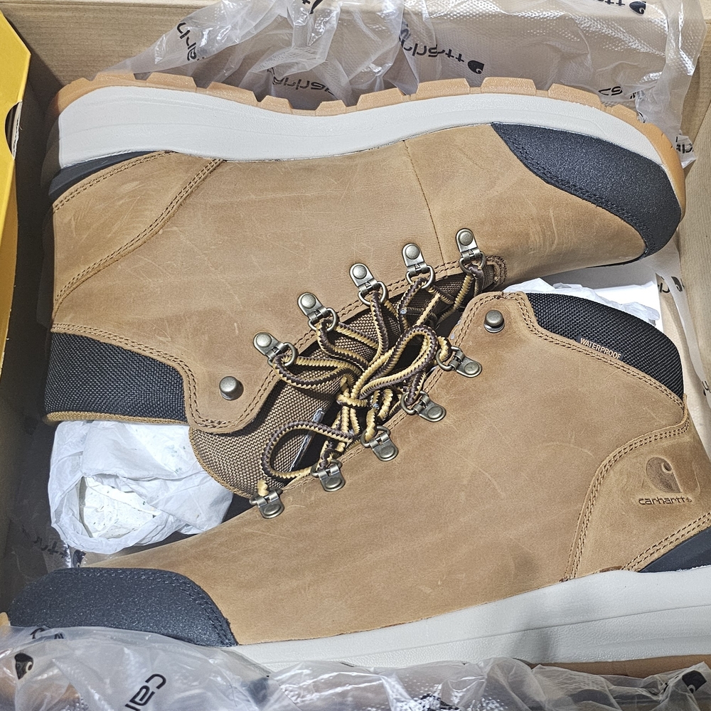 Carhartt Tan and Black Rugged Work Boots